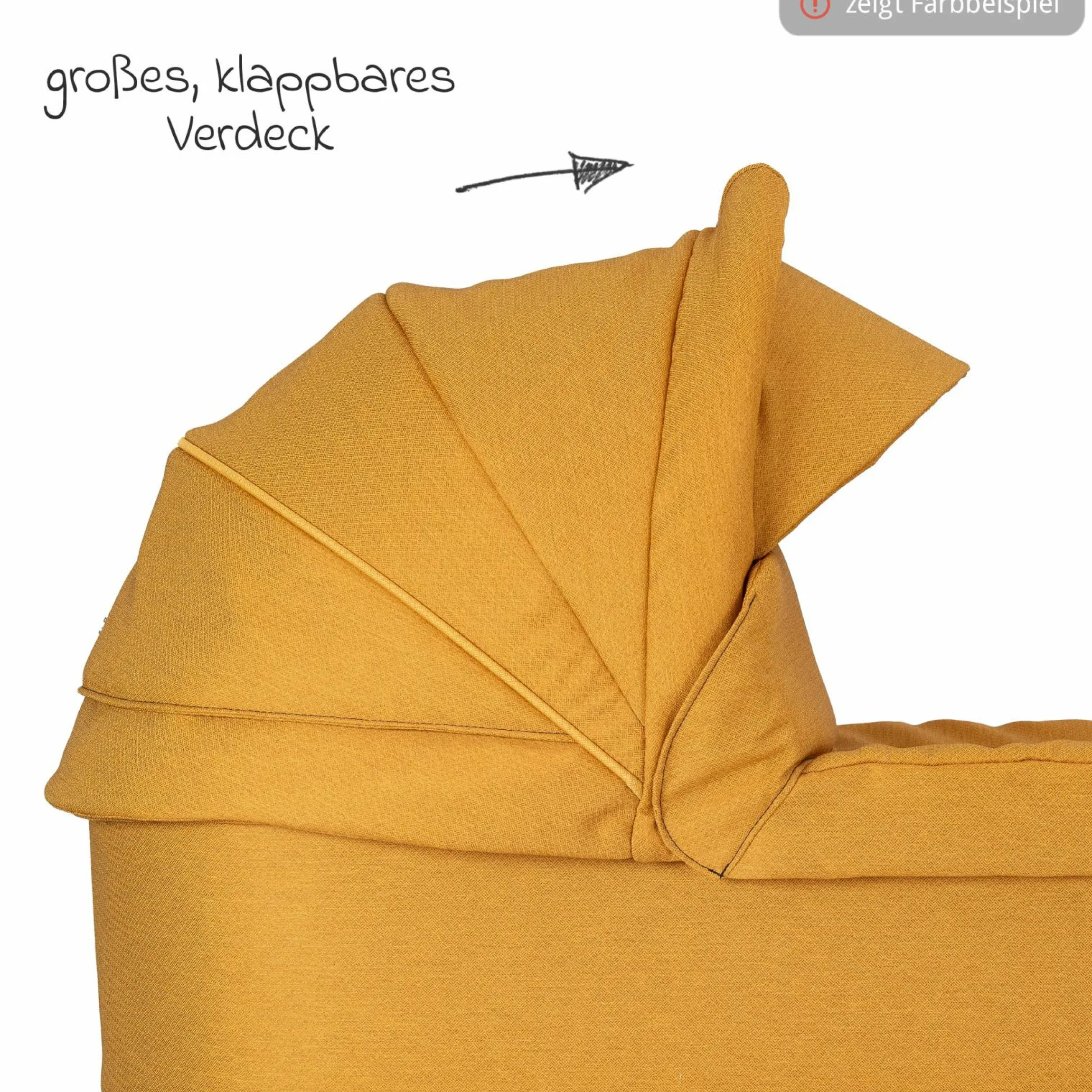Babywanne / Falttasche Trend inkl. Windschutz & Softline Matratze für alle GTS-Modelle - Happy Feet - Kollektion 2024