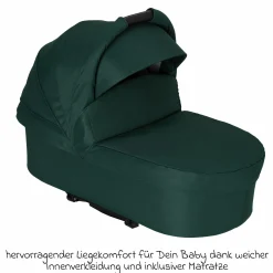 Babywanne / Falttasche Trend inkl. Windschutz & Softline Matratze für alle GTS-Modelle - Panda Family - Kollektion 2024