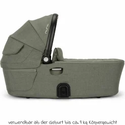 Babywanne DEMI next faltbar ab Geburt bis 9 Monate mit Sichtschutz, Belüftungsfenster inkl. Matratze & Regenschutz - Pine - Kollektion 2025
