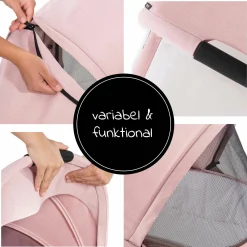 Babywanne für Buggy Colibri - Melange Rose