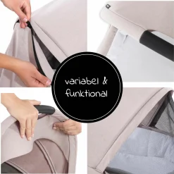Babywanne für Buggy Colibri - Melange Beige