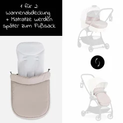 Babywanne für Buggy Colibri - Melange Beige