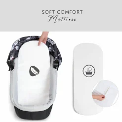 Babywanne für Saturn R und Mars Sportwagen - Wild Blooms Black
