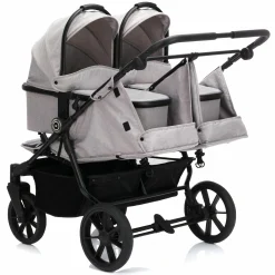 Babywanne für Zwillingswagen Duette - Grau