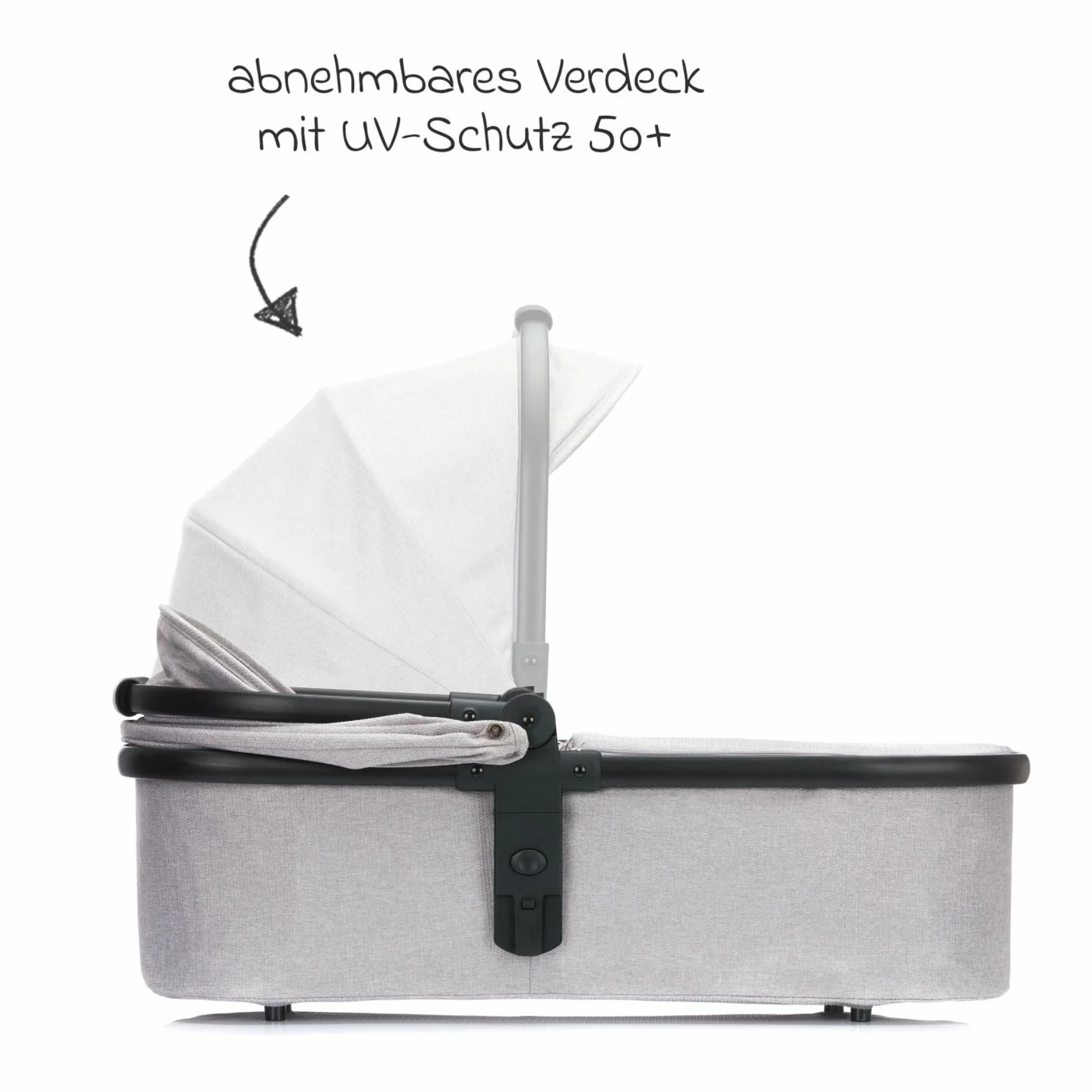 Babywanne für Zwillingswagen Duette - Grau