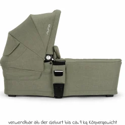 Babywanne MIXX next ab Geburt bis 9 Monate mit Sichtschutz, Belüftungsfenster inkl. Matratze & Regenschutz - Pine - Kollektion 2025