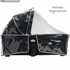 Babywanne MIXX next mit Mesh-Fenster für Kinderwagen Mixx next inkl. Matratze & Regenschutz - Hazelwood