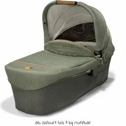 Babywanne Ramble XL ab Geburt - 9 Monate für Vinca, Aeria, Finiti, Parcel inkl. Regenschutz & Windschutz - Signature - Pine