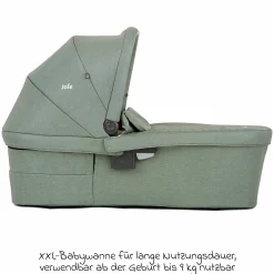 Babywanne Ramble XL ab Geburt - 9 Monate für Versatrax, Versatrax E ink. Regenschutz - Laurel