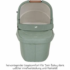 Babywanne Ramble XL ab Geburt - 9 Monate für Versatrax, Versatrax E ink. Regenschutz - Laurel
