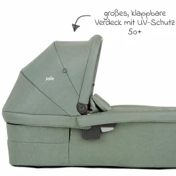 Babywanne Ramble XL ab Geburt - 9 Monate für Versatrax, Versatrax E ink. Regenschutz - Laurel