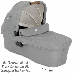 Babywanne Ramble XL ab Geburt - 9 Monate für Versatrax, Versatrax E ink. Regenschutz - Pebble