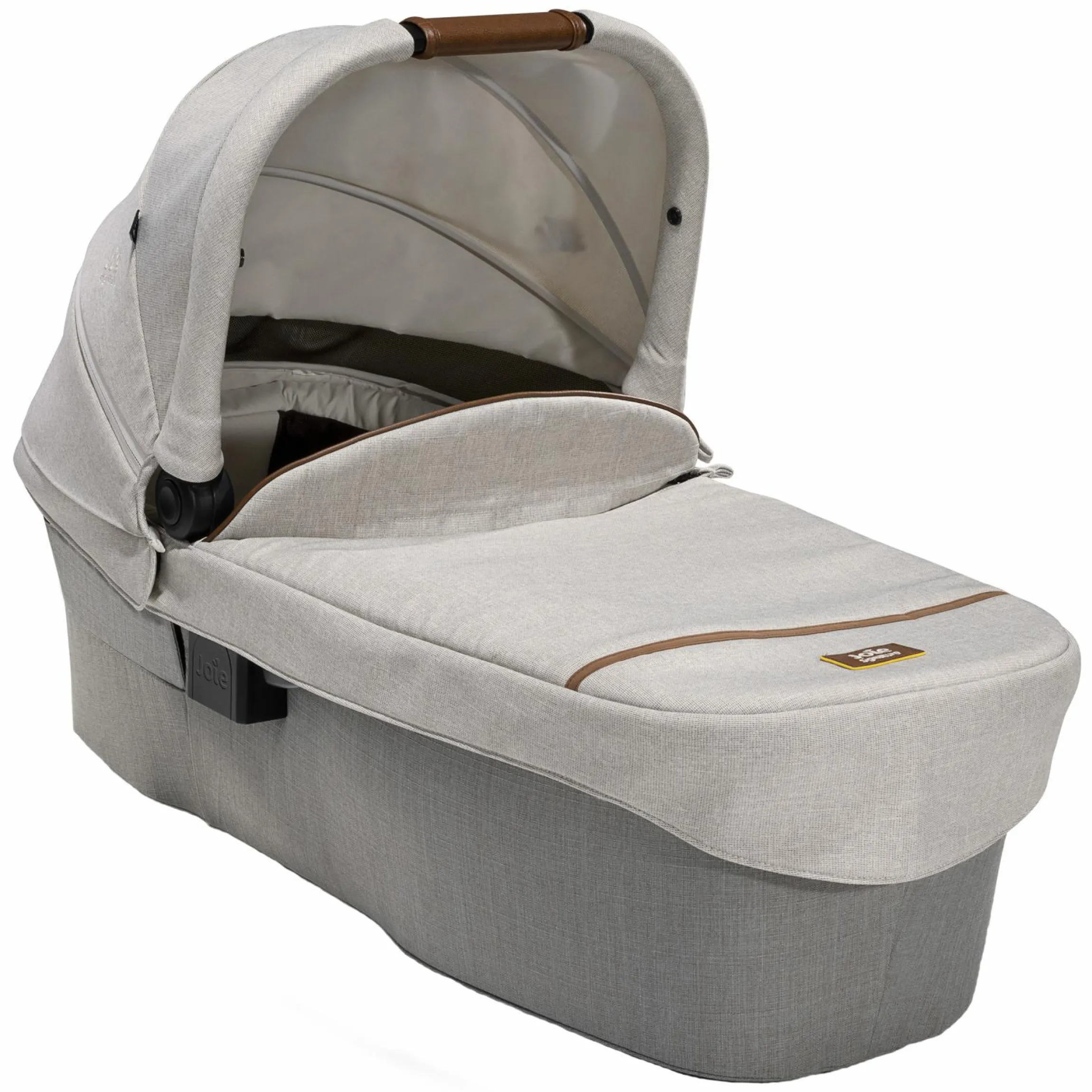 Babywanne Ramble XL ab Geburt - 9 Monate für Vinca, Aeria, Finiti, Parcel inkl. Regenschutz & Windschutz - Signature - Oyster