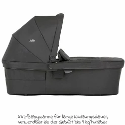 Babywanne Ramble XL ab Geburt - 9 Monate für Versatrax, Versatrax E ink. Regenschutz - Shale