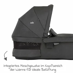 Babywanne Ramble XL ab Geburt - 9 Monate für Versatrax, Versatrax E ink. Regenschutz - Shale