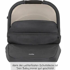 Babywanne Ramble XL ab Geburt - 9 Monate für Versatrax, Versatrax E ink. Regenschutz - Shale