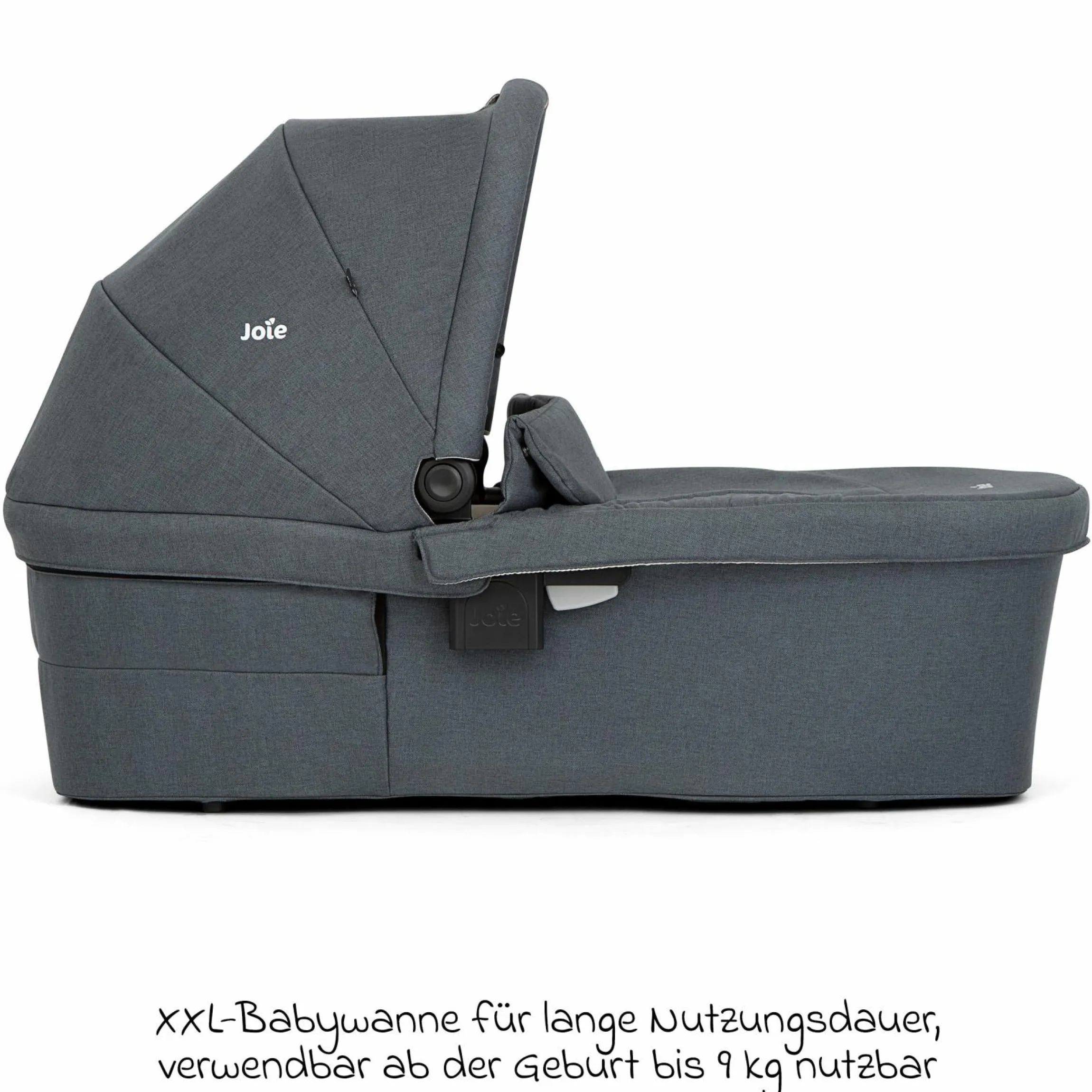 Babywanne Ramble XL ab Geburt - 9 Monate für Versatrax, Versatrax E ink. Regenschutz - Moonlight