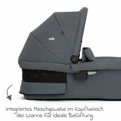 Babywanne Ramble XL ab Geburt - 9 Monate für Versatrax, Versatrax E ink. Regenschutz - Moonlight