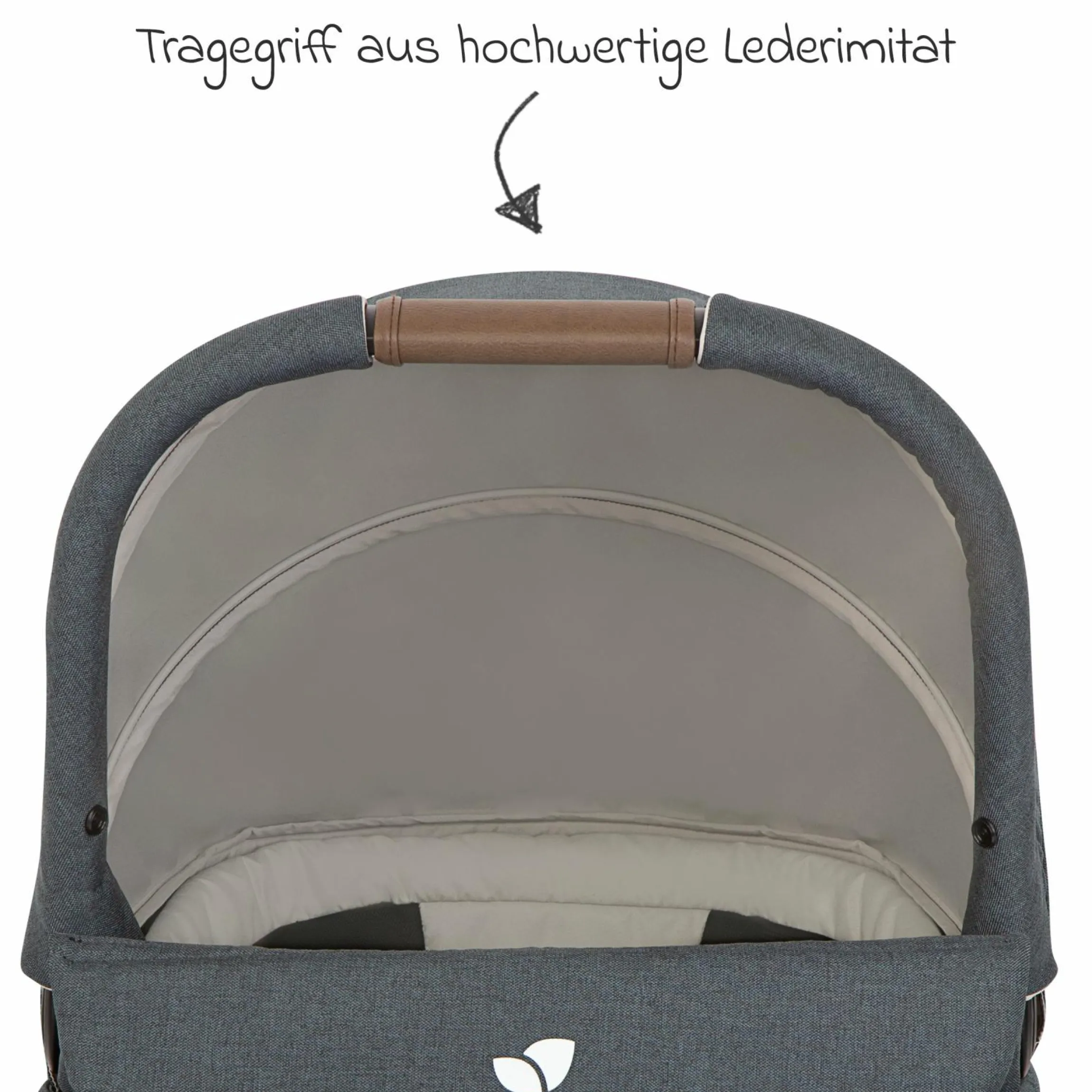 Babywanne Ramble XL ab Geburt - 9 Monate für Versatrax, Versatrax E ink. Regenschutz - Moonlight