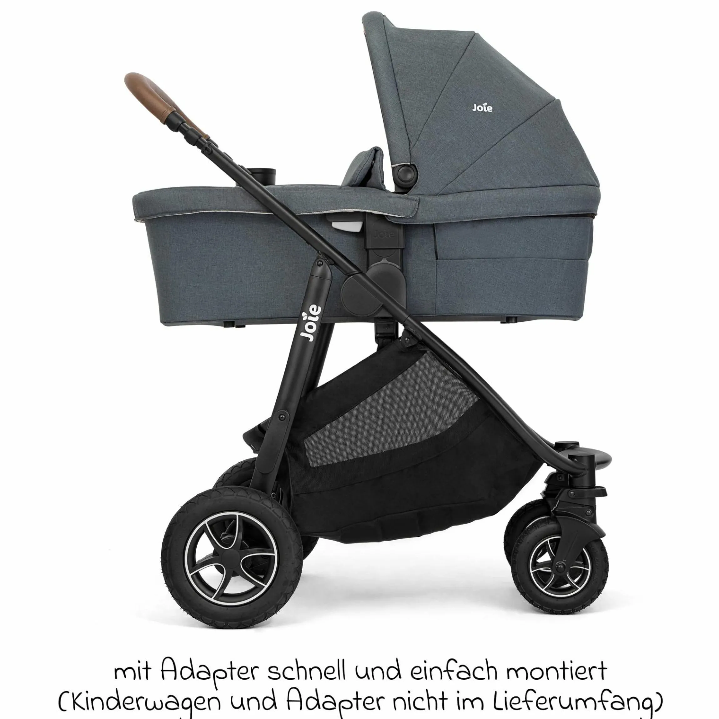 Babywanne Ramble XL ab Geburt - 9 Monate für Versatrax, Versatrax E ink. Regenschutz - Moonlight