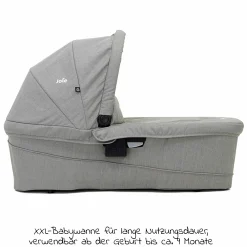 Babywanne Ramble XL für Versatrax & Versatrax E inkl. Regenschutz - Pebble