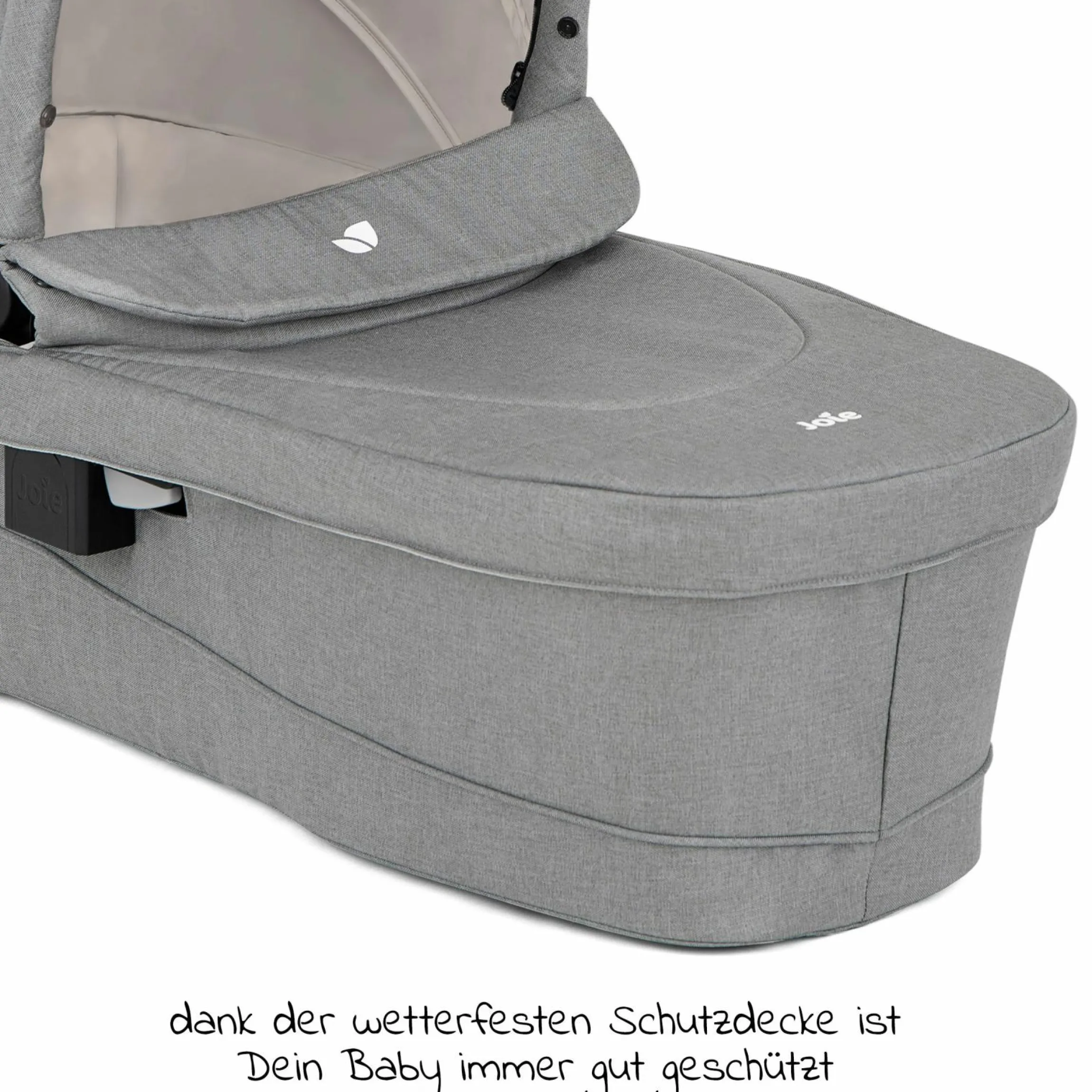 Babywanne Ramble XL für Versatrax & Versatrax E inkl. Regenschutz - Pebble