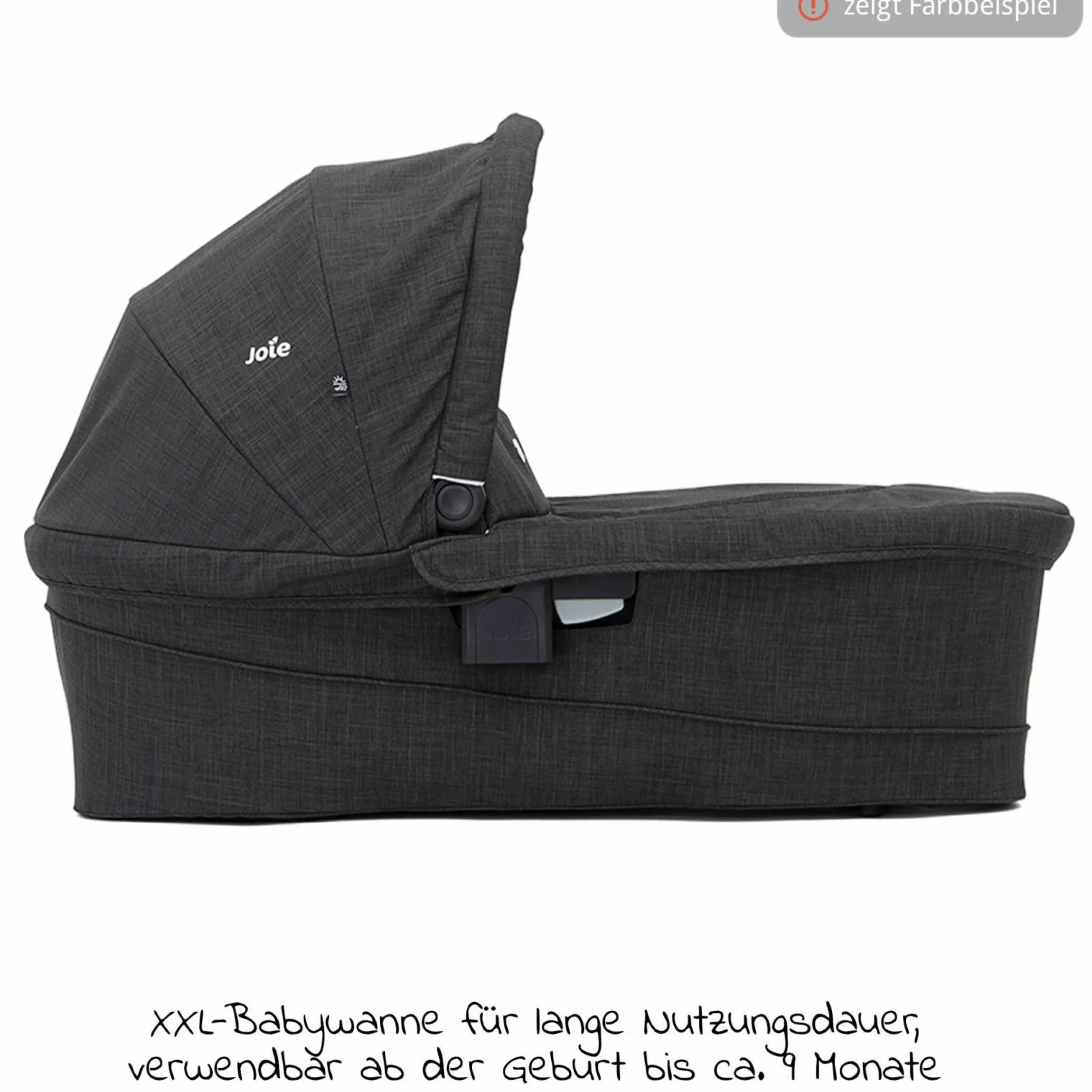 Babywanne Ramble XL für Versatrax & Versatrax E inkl. Regenschutz - Shale