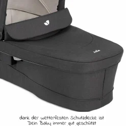 Babywanne Ramble XL für Versatrax & Versatrax E inkl. Regenschutz - Shale