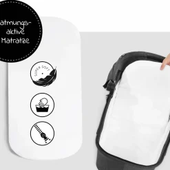 Babywanne Vision X - Melange Black