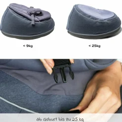 Babywippe / Babysitzsack mit Schaukelfunktion Seat`n Swing - Blue