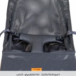 Babywippe Evolux ab der Geburt nutzbar Gewicht nur 3,8 kg - Natur Anthrazit