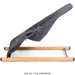Babywippe Evolux ab der Geburt nutzbar Gewicht nur 3,8 kg - Natur Anthrazit