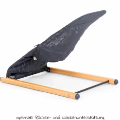 Babywippe Evolux ab der Geburt nutzbar Gewicht nur 3,8 kg - Natur Anthrazit