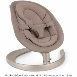 Babywippe LEAF grow ab Geburt - 60 kg inkl. Spielbügel mit 3 Spielfiguren - Cedar - Kollektion 2025