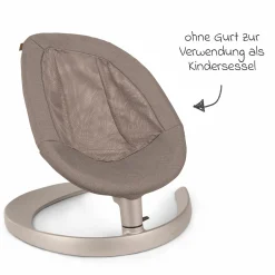 Babywippe LEAF grow ab Geburt - 60 kg inkl. Spielbügel mit 3 Spielfiguren - Cedar - Kollektion 2025