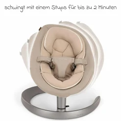 Babywippe LEAF grow ab Geburt - 60 kg inkl. Spielbügel mit 3 Spielfiguren - Biscotti - Kollektion 2025