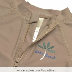 Badeanzug LSF Short Sleeve Sunsuit - Choco - Gr. 86