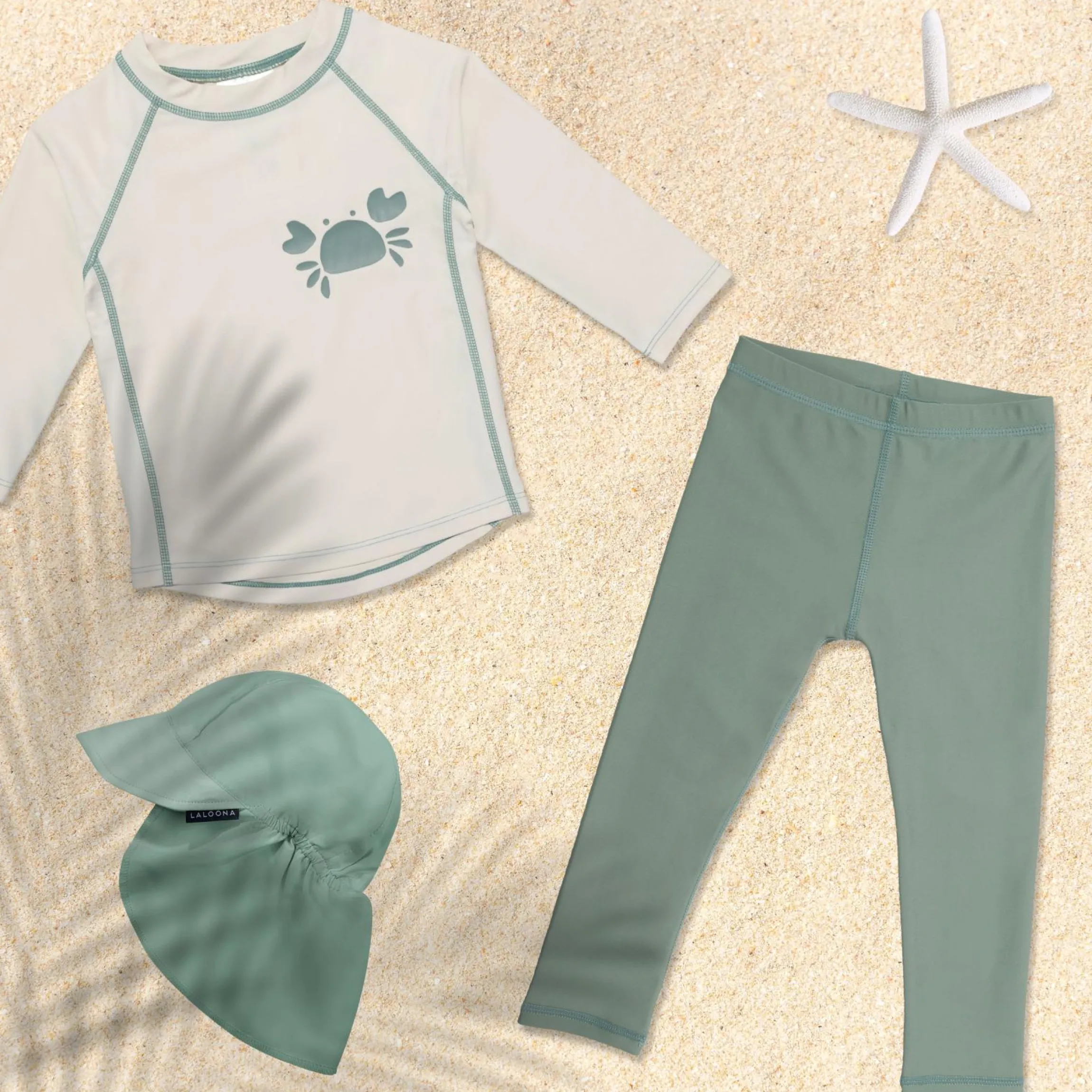 Bade-Leggings mit UV-Schutz - Mint - Gr. 98
