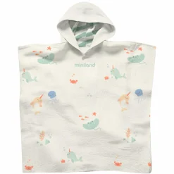 Badeponcho aus Musselin 50 x 55 cm - Ocean
