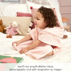 Badeponcho Frottee 1 - 3 Jahre - Sand