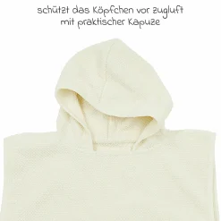 Badeponcho Popcorn 1 - 3 Jahre - Naturel