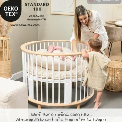 Badeponcho Popcorn 1 - 3 Jahre - Naturel
