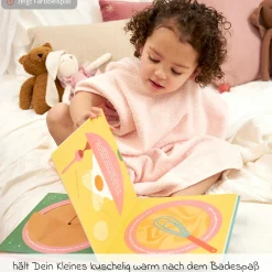 Badeponcho Popcorn 1 - 3 Jahre - Naturel