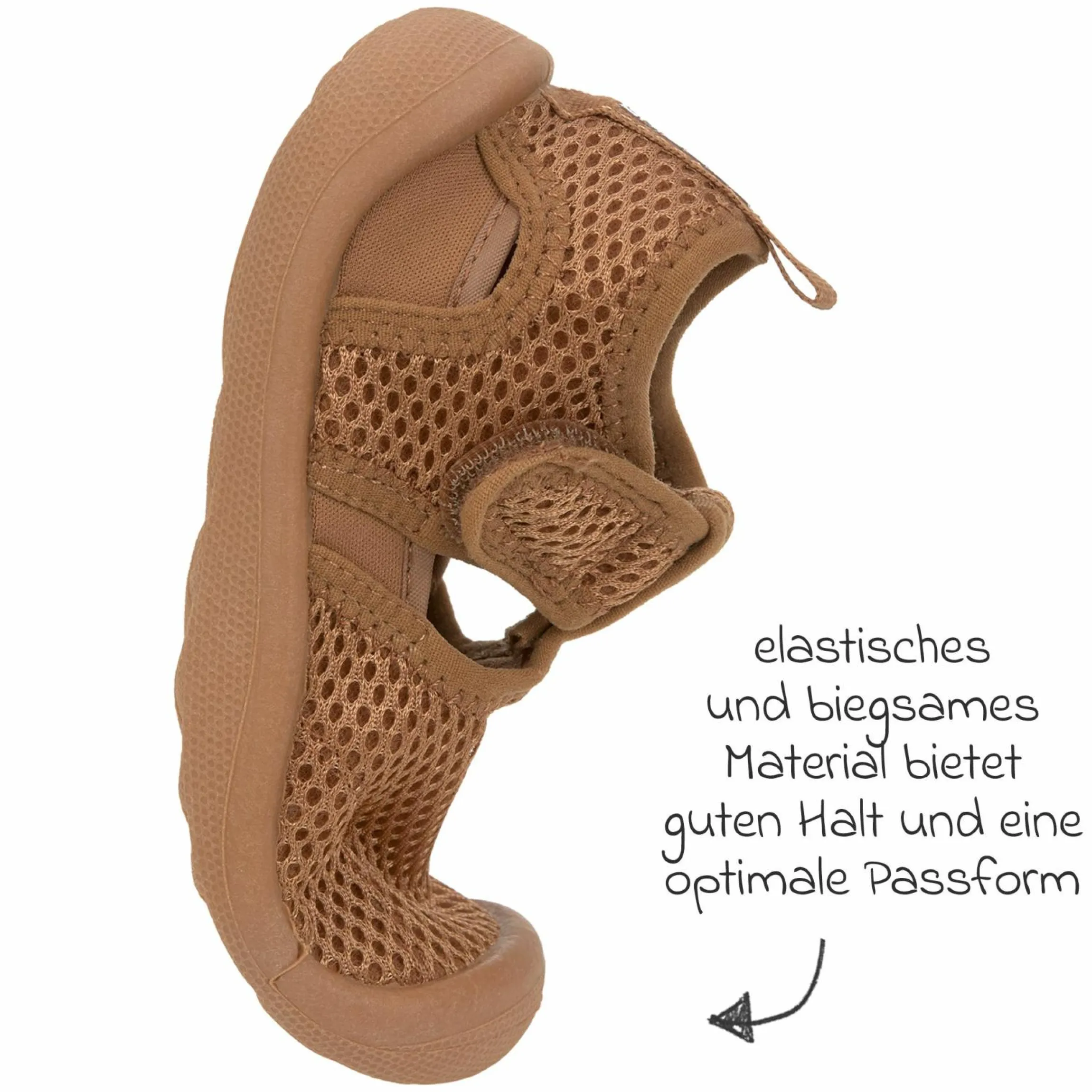 Bade-Schuh LSF Beach Sandals - Almond - Gr. 25