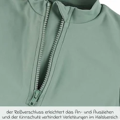 Bade-Shirt LSF Kurzarm - Regenbogen - Grün - Gr. 86/92
