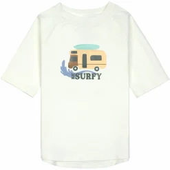 Bade-Shirt LSF Short Sleeve Rashguard - Camper - Sea Salt - Gr. 98