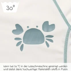 Bade-Shirt mit UV-Schutz - Krabbe - Offwhite - Gr. 98