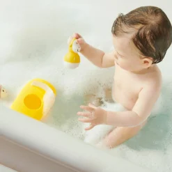Badespielzeug Bade-Boot - Affe - Gelb