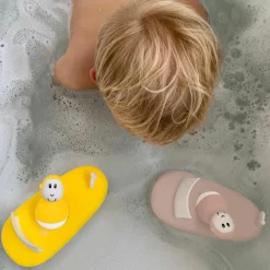 Badespielzeug Bade-Boot - Affe - Gelb