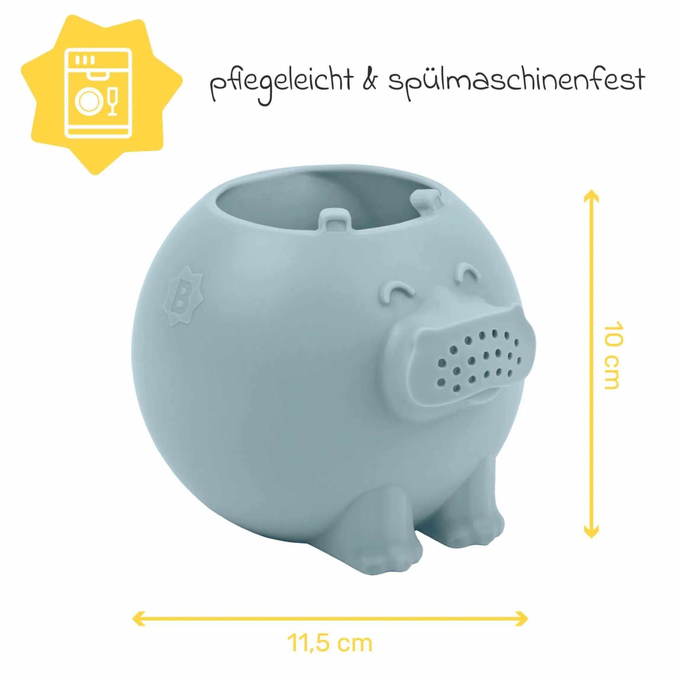 Badespielzeug Hippo Gießkanne